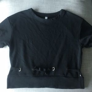 Fabletics athletic crop top with bow